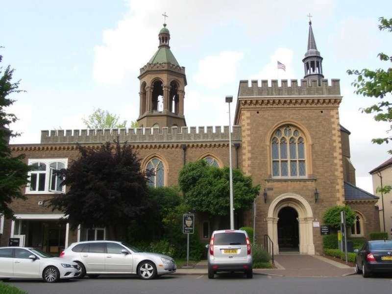 School Library with students