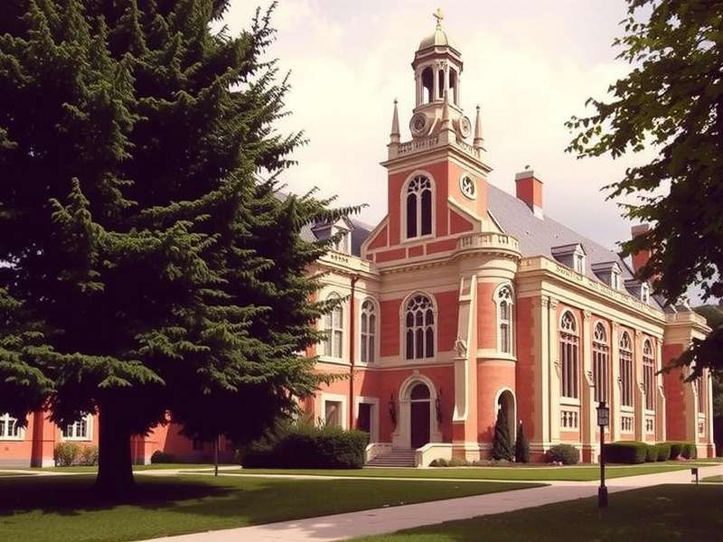 Cafeteria with healthy food